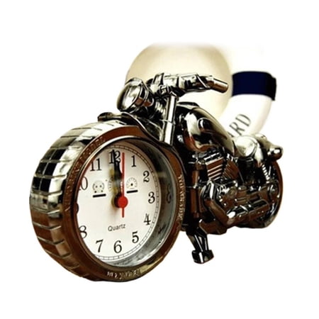 Cool Alarm Clock Model Fashion Retro Alarm Clock Personalized Desktop Ornament Quartz Clock Personality