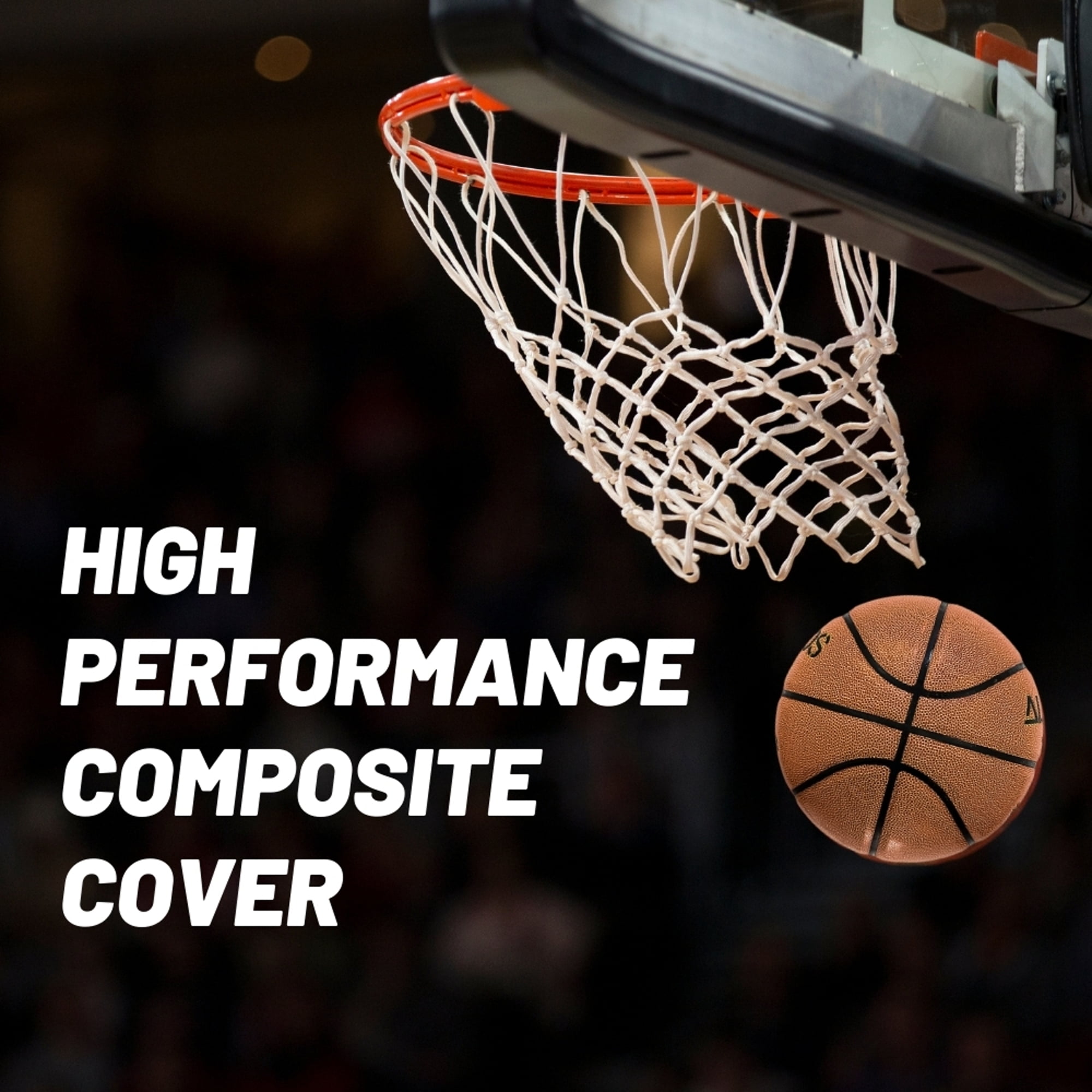 Almos Sports Polyurethane (PU) Basketball for Indoor and Outdoor Basketball - 29.5" Size 7