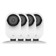 YI TECHNOLOGY YI Home Security Camera 1080p HD with Wi-Fi Baby and Pet Monitor, Night Vision, Two Way Audio, Cloud Storage Optional (4-Pack) Bundle