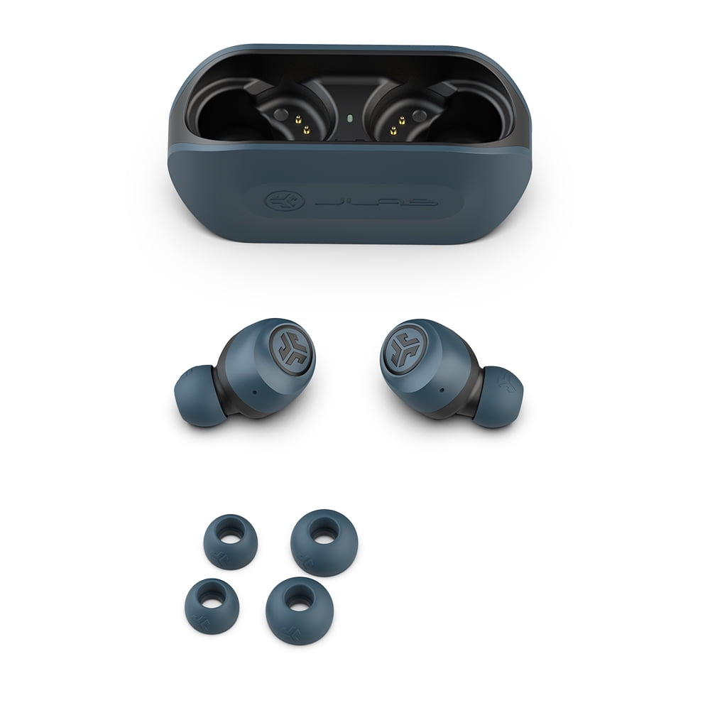 JLab Go Air Wireless Earbuds with Charging Case Dual Connect IP44 Bluetooth 5.0 3 EQ Settings Walmart