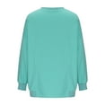 thumbnail image 6 of Xunlbb Sweatshirt for Women,Women's Fall Fashion Casual Long Sleeve Crewneck Sweatshirt Loose Fit Pullover Tops Fashion,S-2XL, 6 of 7