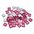 thumbnail image 1 of Mosaico Azulejos Unique Bargains Vidrio Azulejos Brillo Cristal Mosaico 1 x 1cm Fucsia 100uds, 1 of 7