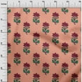 thumbnail image 2 of oneOone Cotton Flex Fabric Leaves & Floral Block Print Fabric By Yard 40 Inch Wide, 2 of 4