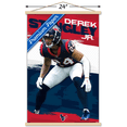 thumbnail image 3 of NFL Houston Texans - Derek Stingley Jr. 23 Wall Poster with Magnetic Frame, 22.375" x 34", 3 of 5
