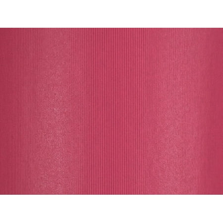 1 Pack, Groove Stripe Pink Wrapping Paper 24" x 417', Half Ream Roll for Party, Holiday & Events, Made in USA