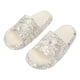 thumbnail image 5 of Sandalias de mujer con suela gruesa y estampado de grafiti, zapatillas de moda distintivas, color blanco, talla 40-41, 5 of 15