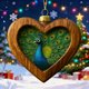 thumbnail image 1 of Christmas Animals Print Acrylic Hanging Christmas Gifts For Family Colleagues Christmas Tree Decoration, 1 of 8