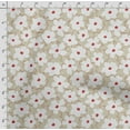 thumbnail image 4 of Soimoi Floral Print,Cotton Cambric Quilting Fabric Sold by The Yard- 42 Inch Wide Medium Weight Cotton Fabric SewingSupplies -Brown, 4 of 5