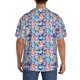 thumbnail image 3 of Fotbe Cartoon colorful cute cat Camisa Estampada de Manga Corta para Hombre, Casual de Verano, Estilo Playero, Sin Arrugas-Large, 3 of 5