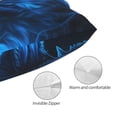 thumbnail image 3 of Honeii Wolf Print Pillow Cases,Plush Throw Pillow Covers,Decorative Pillowcase for Sofa, Couch, Living Room-20"x30", 3 of 6