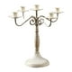 thumbnail image 1 of Candelabro de varios brazos, candelabro decorativo para mesa de comedor, cónico para club, repisa de Halloween Blanco con 5 brazos, 1 of 8