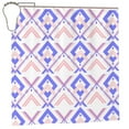 thumbnail image 2 of YFYANG Waterproof Bathroom Shower Curtain, Purple Diamond Plaid Shower Curtain Set with Hooks, Home Bathroom Tub Decor - 72 "x72", Iron Hooks, 2 of 7