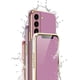 thumbnail image 4 of Luxury Plating Square Phone Case For Samsung S22 Ultra S23 S21 Plus s21 FE Case Cover For Galaxy S 21 S22 S20 FE Silicone Case, 4 of 5