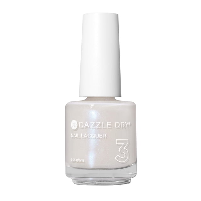 Esmalte de uñas Dazzle Dry Artisan, color blanco roto, iridiscente, 15 ml