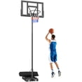 thumbnail image 1 of Soozier Portable Basketball Hoop Stand Outdoor, 4.4–10 ft Easy Adjustable, 1 of 10