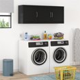 thumbnail image 2 of Systembuild Evolution Kendall 54" Wooden Wall Cabinet, Black, 2 of 11