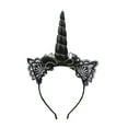 thumbnail image 3 of 1pc Diadema de hierro Encaje Oreja de gato Bowknot Banda para el cabello Accesorios para fotos para niños Niños Negro, 3 of 6