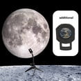 thumbnail image 1 of Lámpara de proyector USB Moon Earth, lámpara de mesa de proyección práctica de planeta, luz LED de noche para decoración de dormitorio de niña, 1 of 9