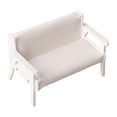 thumbnail image 1 of 1:12 Scale Miniature Sofa Simulation for Mini Room Micro Landscape Dollhouse White Big, 1 of 8