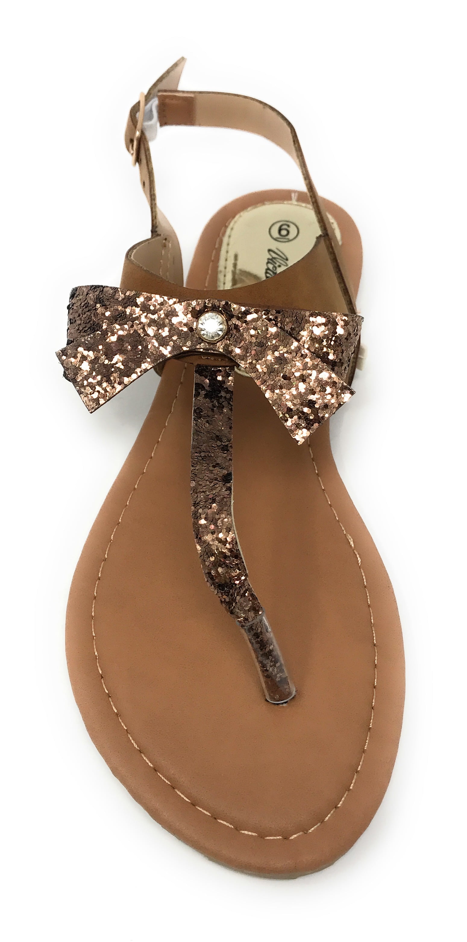 Victoria K T-Strap Bow Sandal