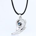 thumbnail image 3 of Couple Collier Coeur Simple: 2pcs 100 Langue Collier Collier Charm Collier, 3 of 10