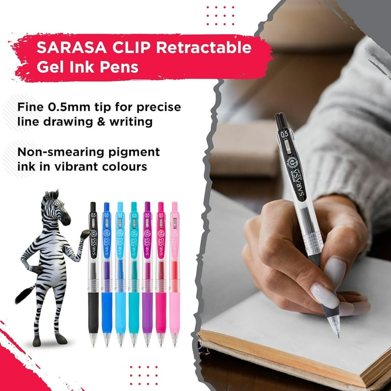 Zebra Journaling Set, Sarasa Clip Gel Pens and Mildliner Markers