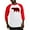 Red/White, variant on CafePress - Lumberjack Buffalo Plaid Bear Baseball Jersey - Cotton Baseball Jersey, 3/4 Raglan Sleeve Shirt