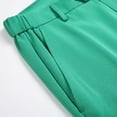 thumbnail image 3 of Keevoom Mens Dress Pants Slim Stretch Casual Dress Pant Green, 3 of 6