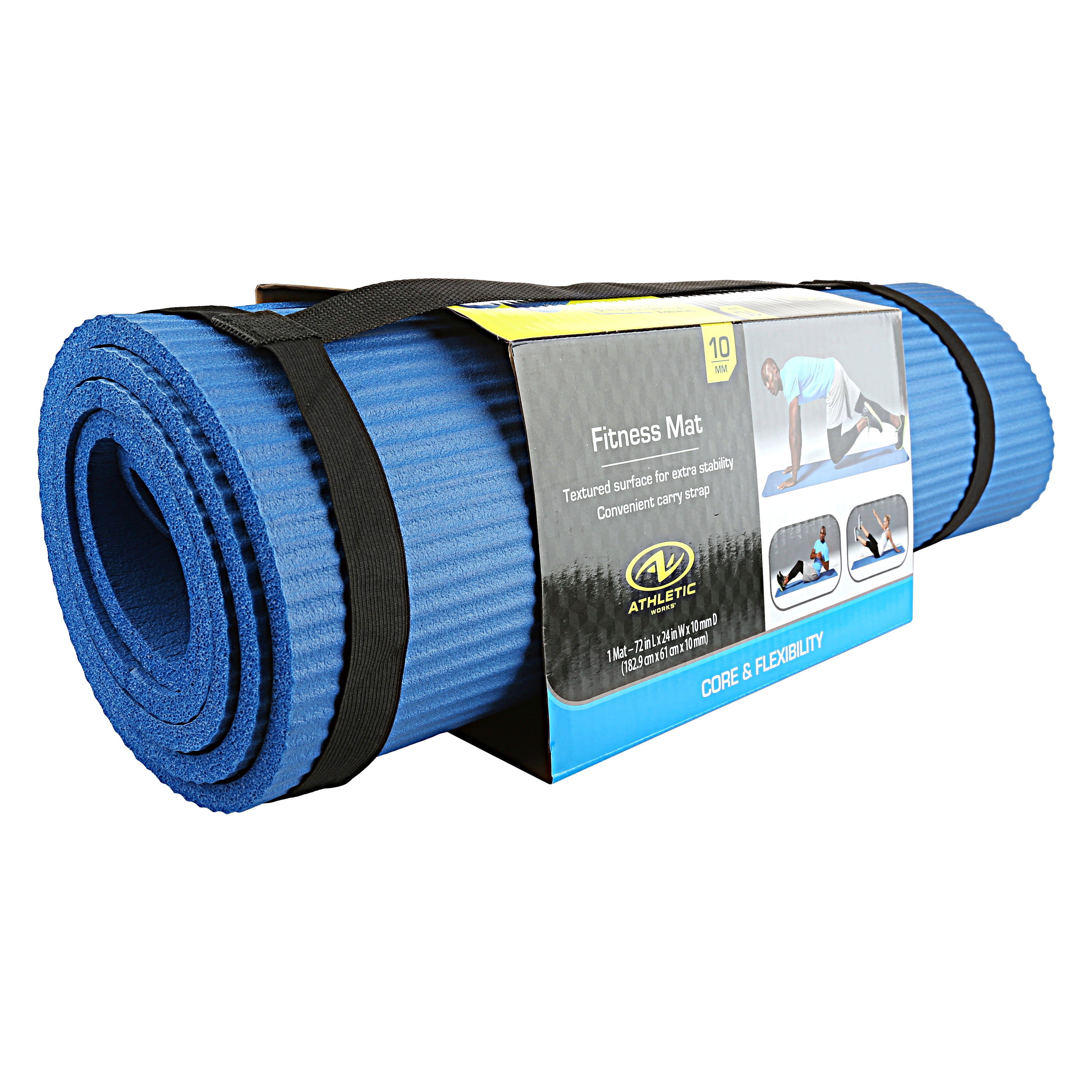 Athletic Works Two Tone Non Slip Fitness Mat, 10mm Malaysia