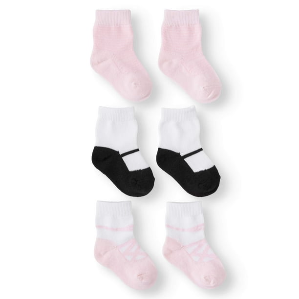 Jefferies Socks Jefferies Socks Baby Girls Ballerina Socks, 3Pack
