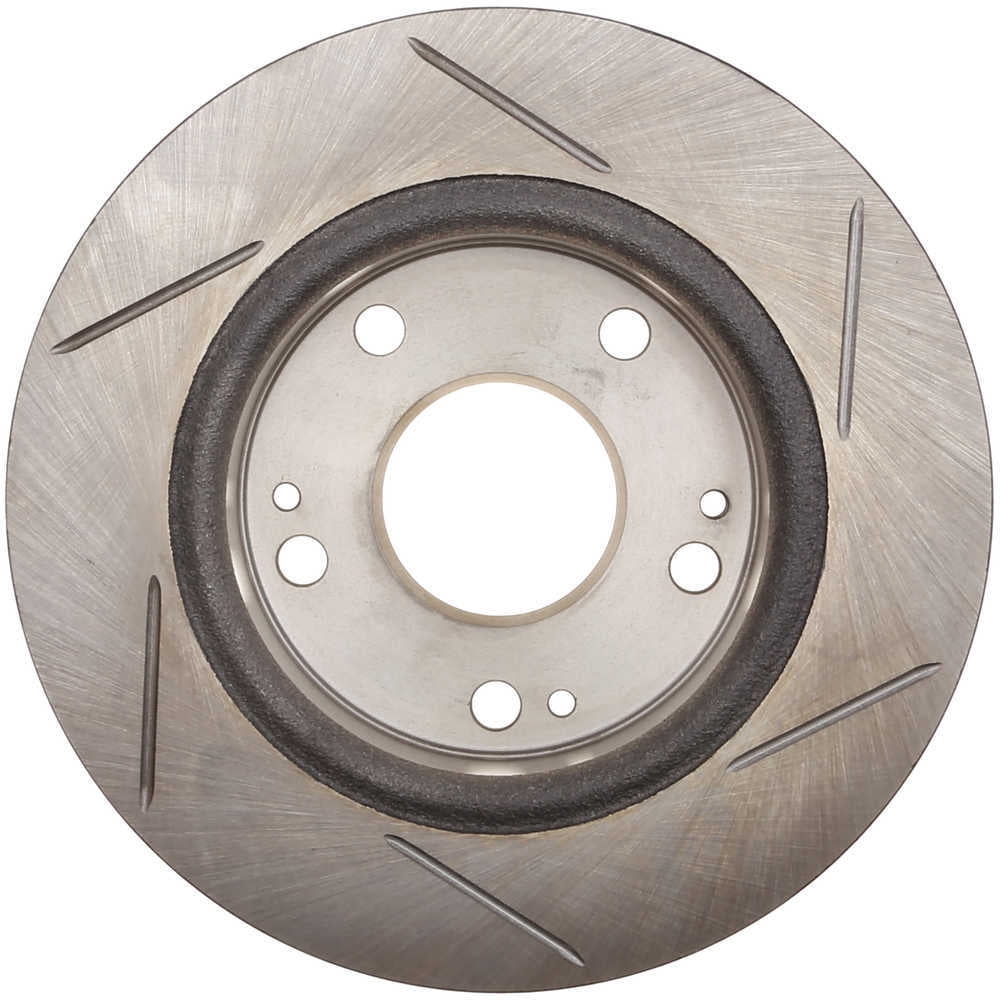 StopTech 126.40089SR Sport Slotted Disc Brake Rotors, European style brake pad compounds. Slotted