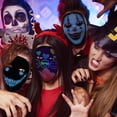 thumbnail image 2 of yingyy APP Display Screen Mask Full-color Bluetooth Halloween Party Full-color Display Glowing Mask, 2 of 6