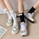 thumbnail image 4 of pares de calcetines magnéticos para las manos, regalo divertido para parejas, aniversarios, mejores amigos, compromisos, adolescentes (blanco), blanco 2 pares, 4 of 5