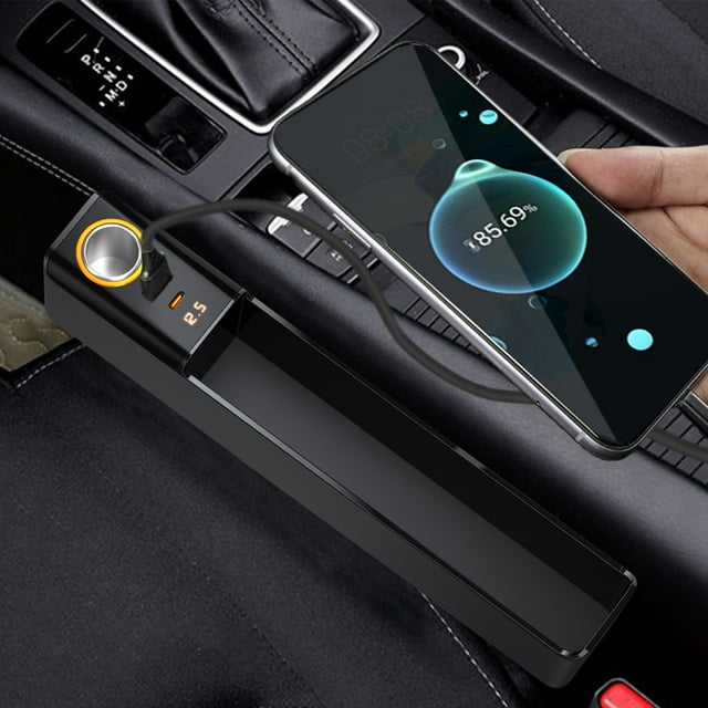 Car Seat Seam Storage Box Super Fast Charger Car Clip Organiser High-grade Automotive Products
