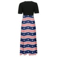 thumbnail image 6 of Youmylove Womens Summer Dresses Ladies' Independence Day Printed Large Swing Dress Summer Casual Dresses Fashion Boho Sundress Stylish, 6 of 6