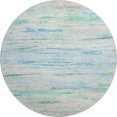 thumbnail image 2 of Addison Rugs Mayfield Premium Machine Washable Transitional Abstract Teal Round Rug, 8' x 8', 2 of 6