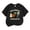AB412 Black, variant on Bainana Kids Halloween T-Shirts Girls Size 4-5 Years Breathable Graphic Print Short Sleeve Shirts School Play Outfits Black