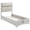 White, variant on Miranda 54-inch Upholstered Full Panel Bed White