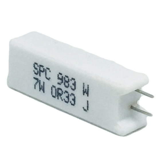 Pack of 8 MCPRM07WJW33KB00 WIREWOUND RESISTOR, 0.33 OHM, 7W, 5%, RADIAL