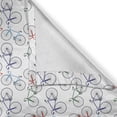 thumbnail image 6 of Ambesonne Bicycle Valance & Curtain, Abstract Plain Design, 55"x45", Multicolor, 6 of 6