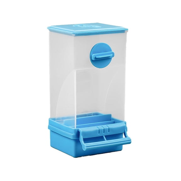 Bird Feeder Automatic Seed Dispenser Anti-Splash Food Bowl for Budgie Cockatiel Parrot