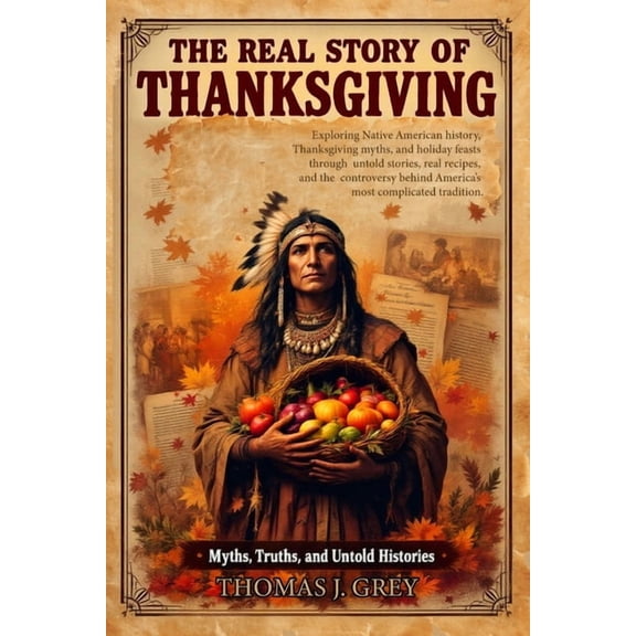 The Real Story of Thanksgiving: Myths, Truths, and Untold Histories: Exploring Native American history, Thanksgiving myt, (Paperback)