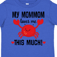 thumbnail image 4 of Inktastic Mommom Loves Me Grandson Boys or Girls Toddler T-Shirt, 4 of 5