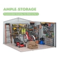 thumbnail image 4 of Jaxpety 8' x 6' Outdoor Storage Shed Steel Garden Utility Tool Backyard Building Garage, 4 of 15