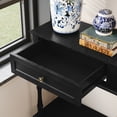 thumbnail image 4 of HLR 40" Modern Console Table, Assembled Entryway Table with 2 Drawers for Living Room, Black, 4 of 11