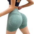 thumbnail image 2 of Pantalones cortos de yoga Salvador Ropa deportiva de secado rápido Verde Grande XL, 2 of 9