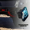 thumbnail image 5 of Hitch Cover Fits For 2-Inch Hitch,White Cat With Ice Blue Furrubber Trailer Hitch Cover Tube Plug Insert,Car Exterior Accessories, Receiver Tube Hitch Plug, 5 of 6