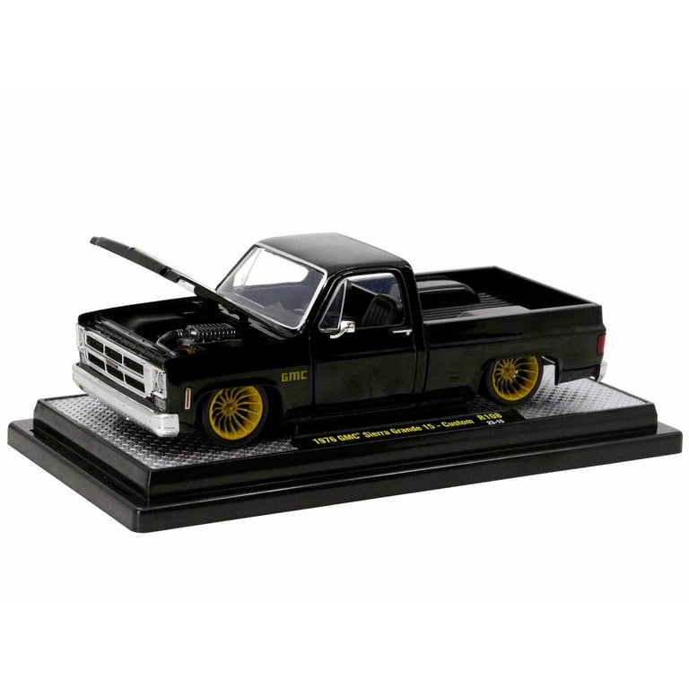 M2 Machines 1976 GMC Sierra Grande 15 Custom Truck, Black w