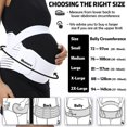 thumbnail image 3 of Cinturón de soporte de maternidad embarazo Abdomen vientre espalda Bump Brace Correa S-xxl disponible, 3 of 5