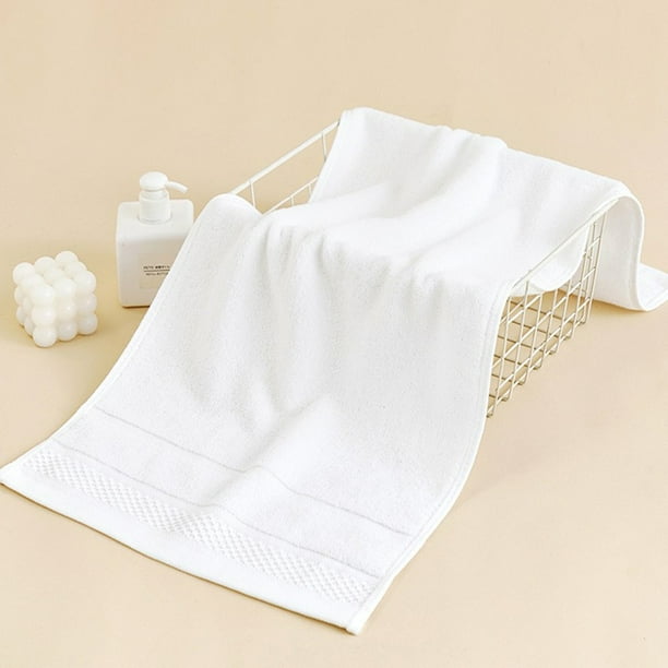 pstuiky Toalla gruesa suave absorbente de color liso para el hogar para lavar la cara regalo